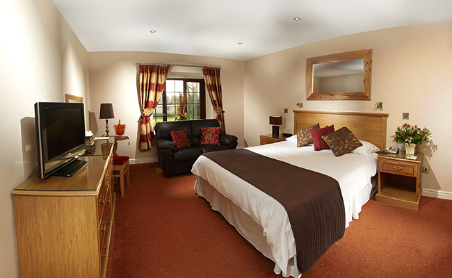 Garden view room.